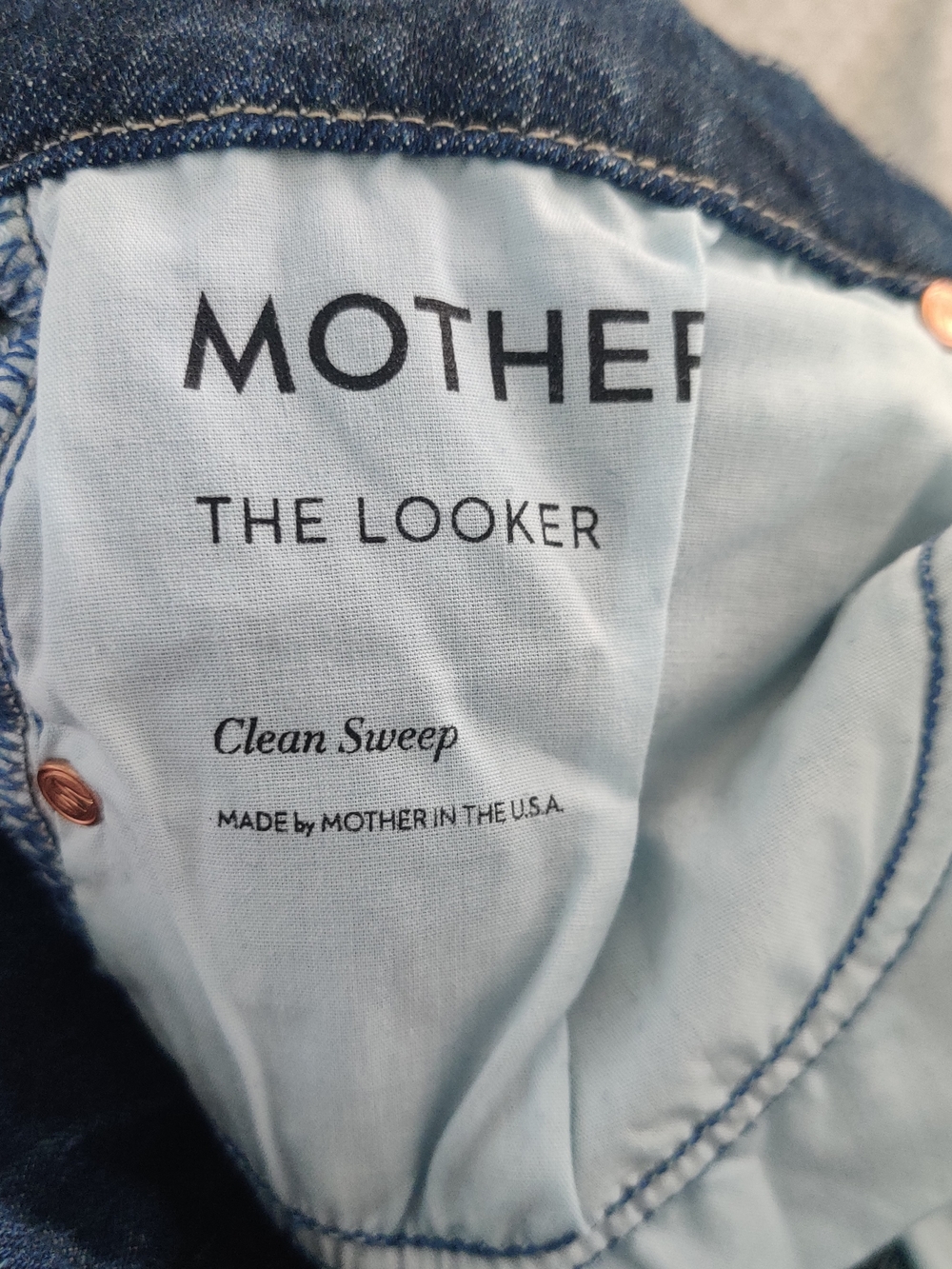 MOTHER Women's The Looker Clean Sweep Skinny Jeans Size 28 - Picture 6 of 8
